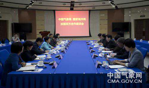 矫梅燕会见孙书贤共商推进海洋气象业务发展