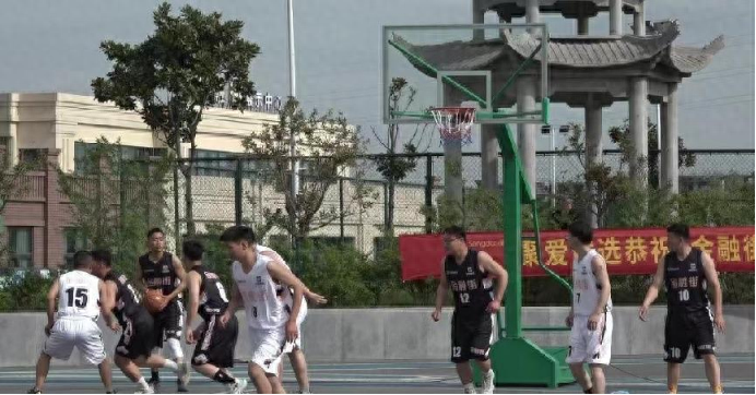 内乡县2024年首届“金融街杯”篮球邀请赛开赛
