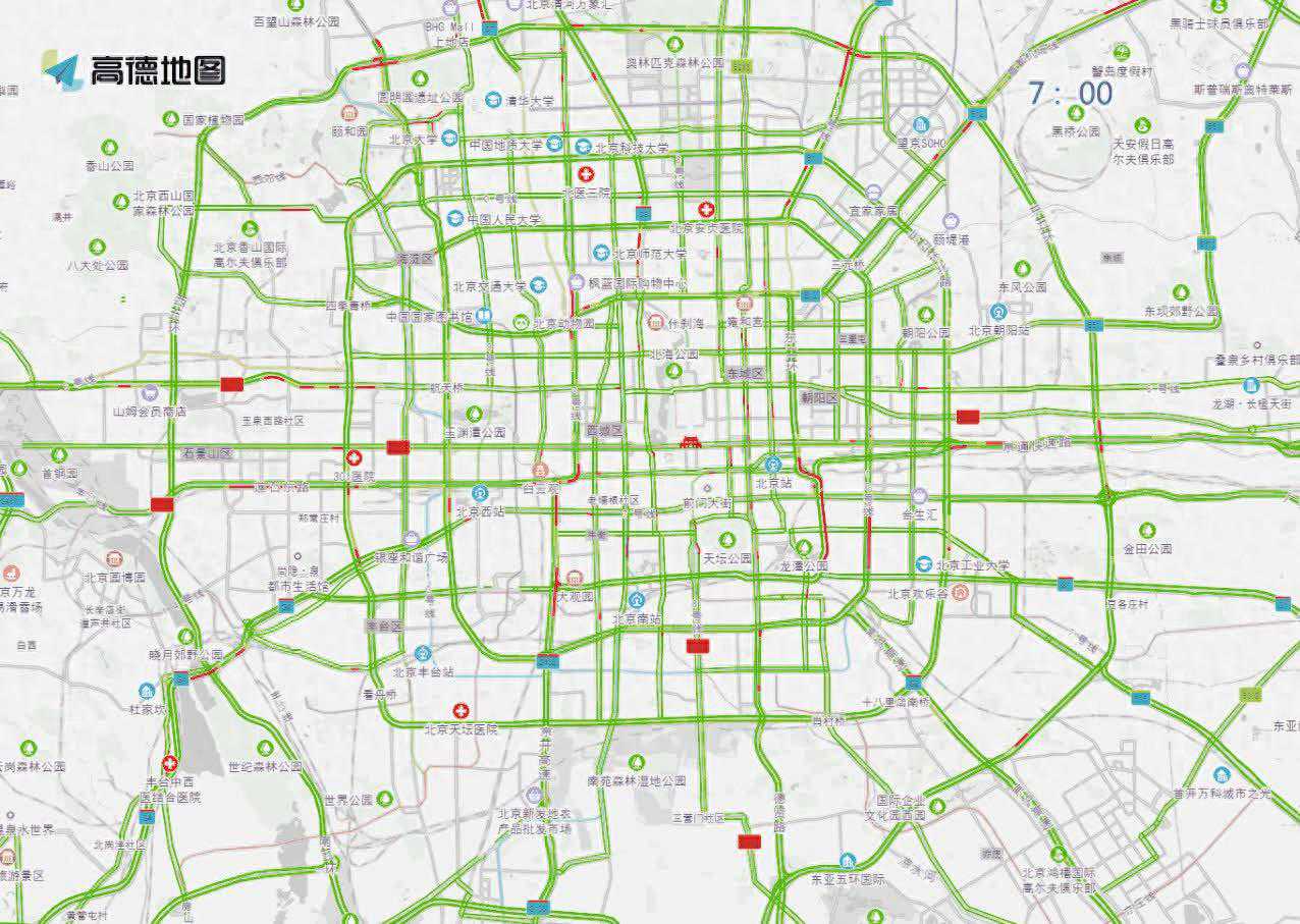 北京发布下周交通预报和出行提示，这些区域车流量大