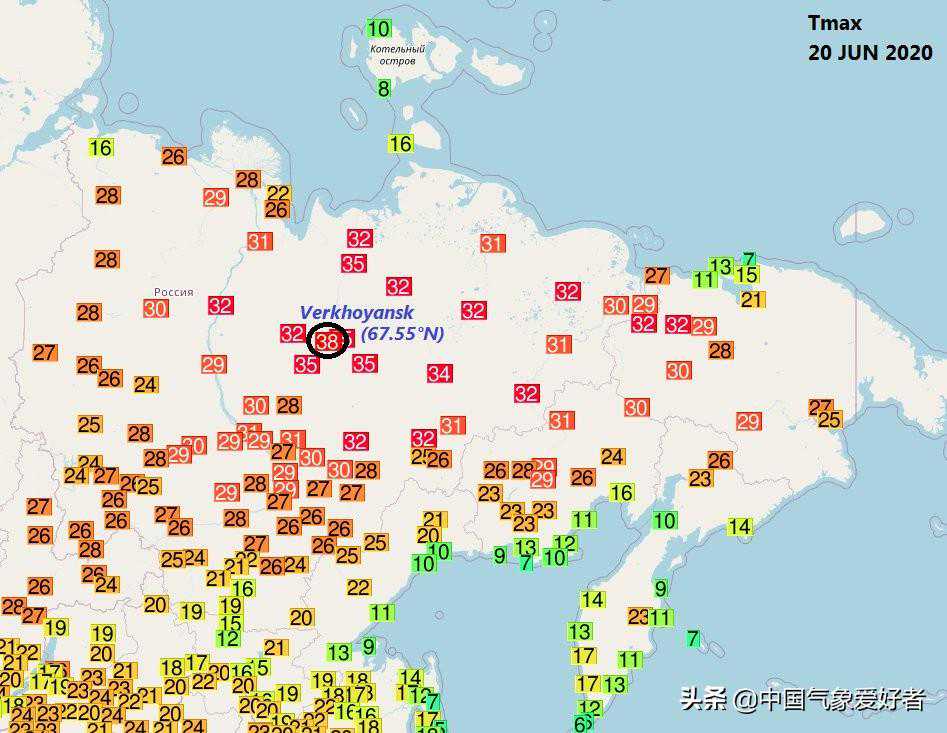 西伯利亚高温八万年一遇？分析：是记者弄错了，但确实非常罕见