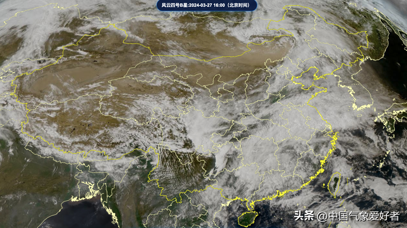 蒙古黄沙已进我国，今春最大范围沙尘暴来袭！日本超算：要进南方