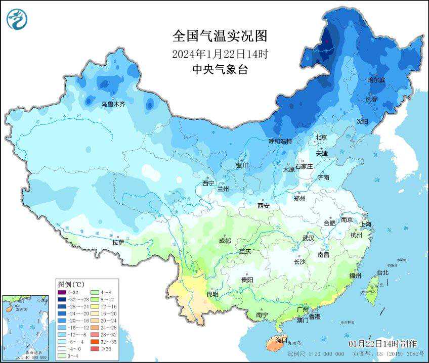 明日天气预报：冷！冷！冷！寒潮来袭，暴雪十大雨分布如下