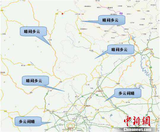 未来十日四川将现雷阵雨天气 九寨沟震区明日有小到中雨