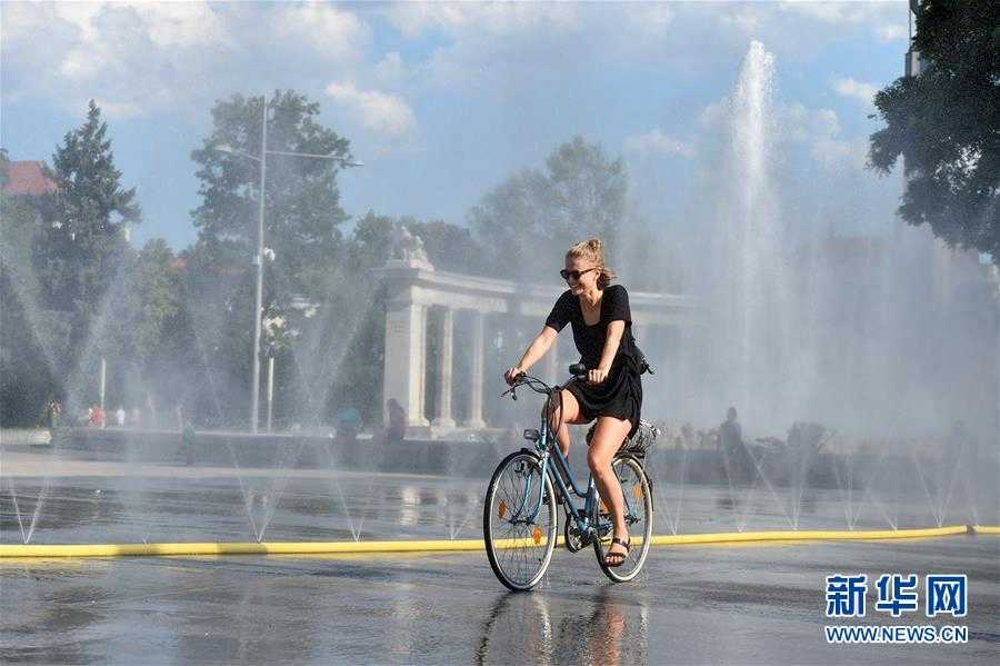 维也纳遭遇高温天气
