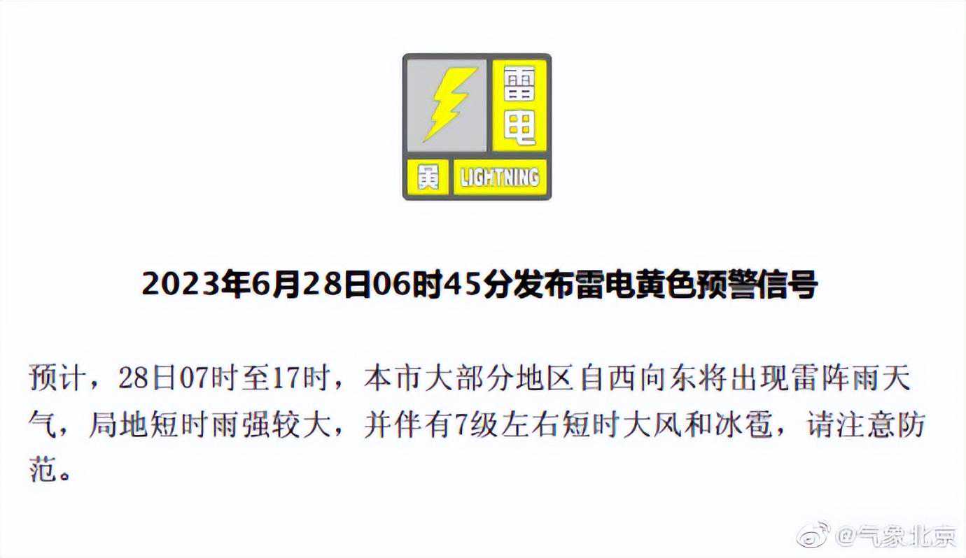 一文读懂丨雷雨+大风+冰雹，北京发布三预警，如何应对强对流天气？