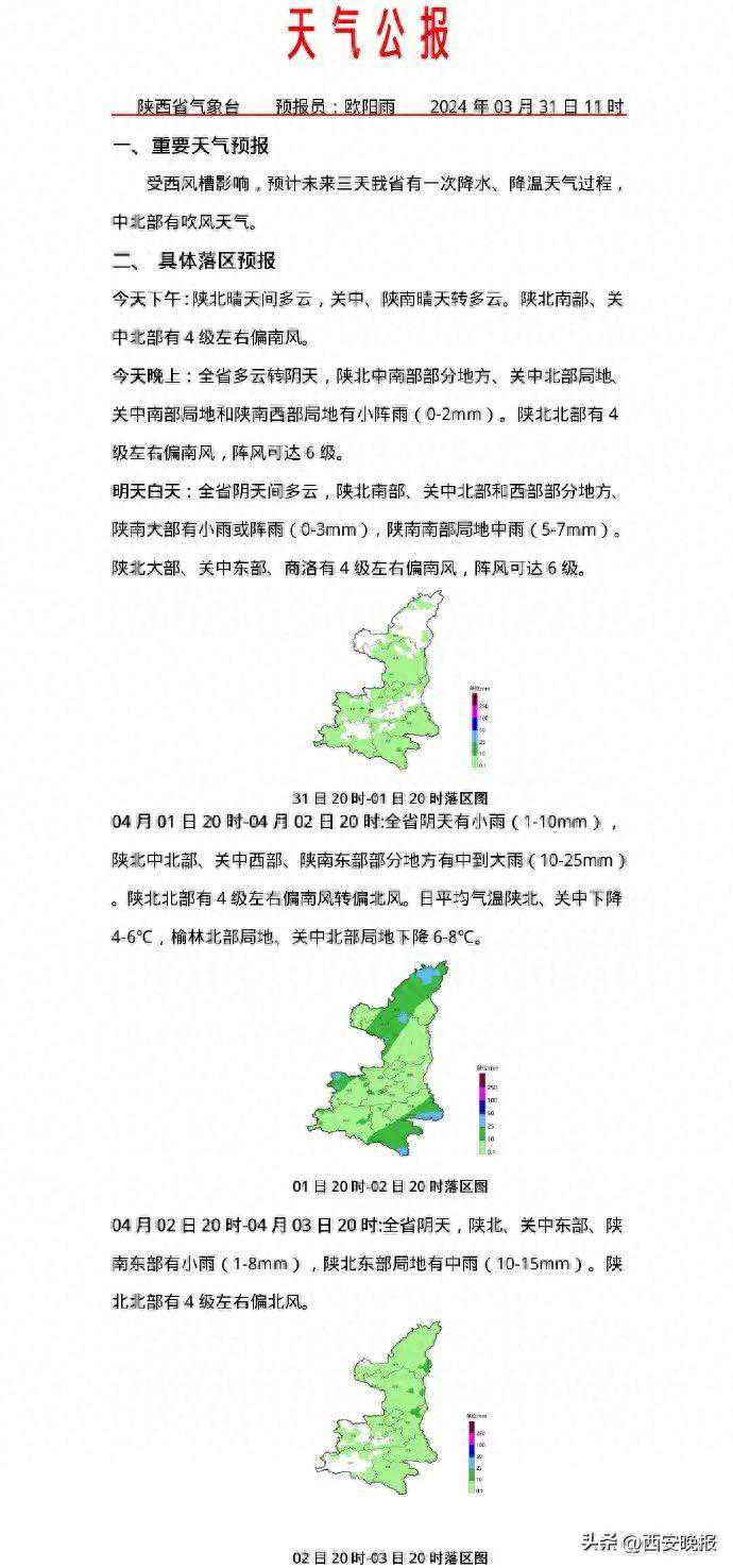 最低温降至9℃！西安明天起开始……具体时段公布→