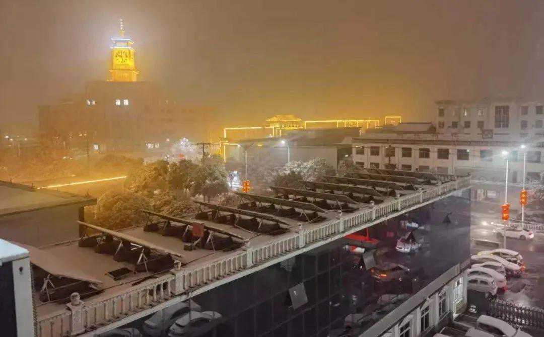 雪雪雪.孟州2022年第一场雪来了